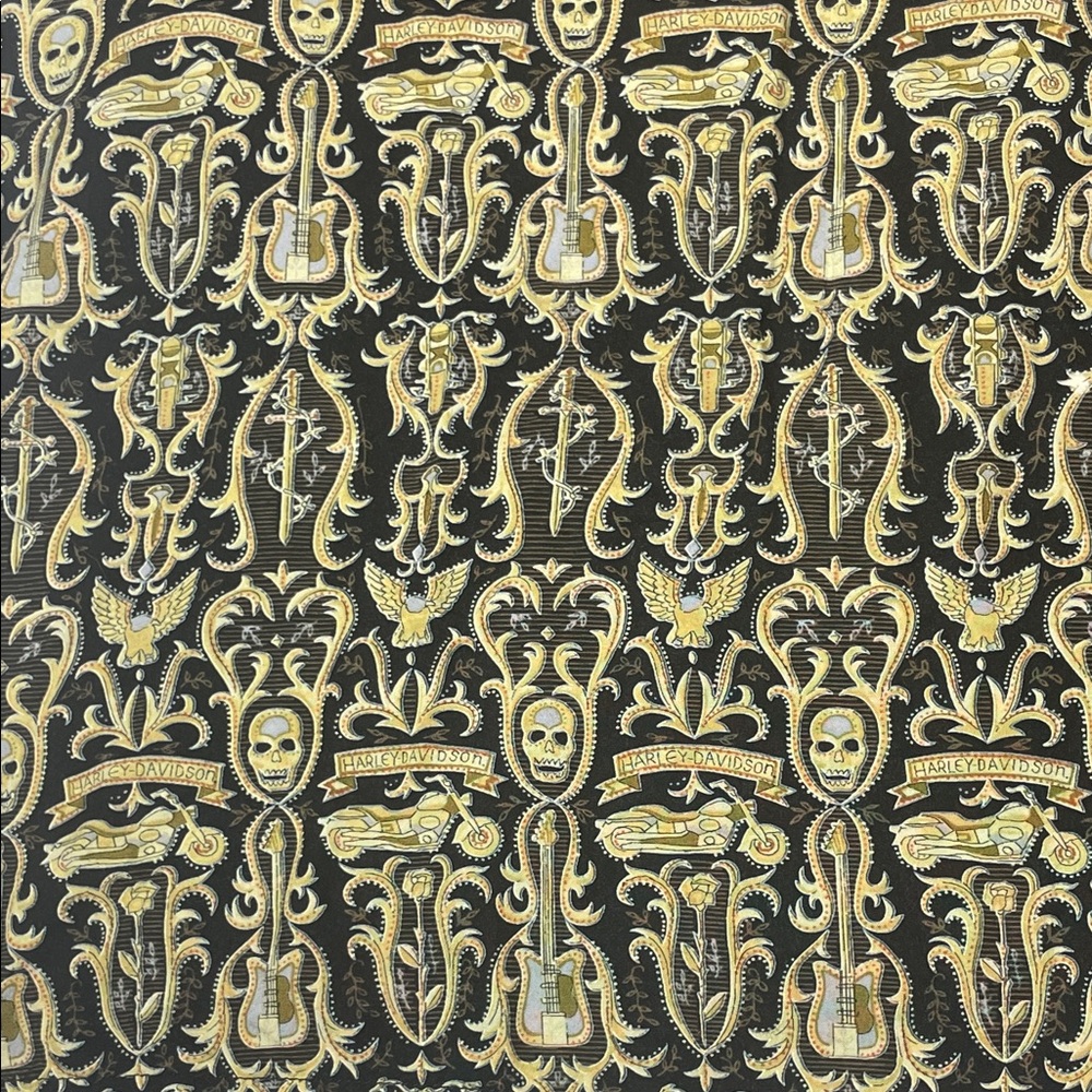 Harley-Davidson Black and Gold Casual Shirt - Picture 4 of 13